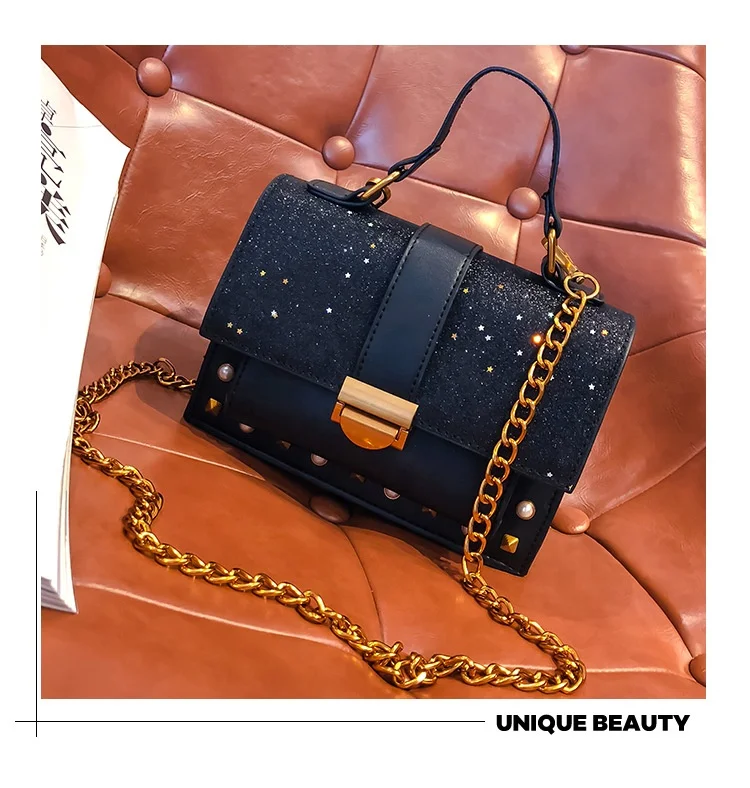 
Designer bag fashion women sling shiny bag handbag for wholesale 