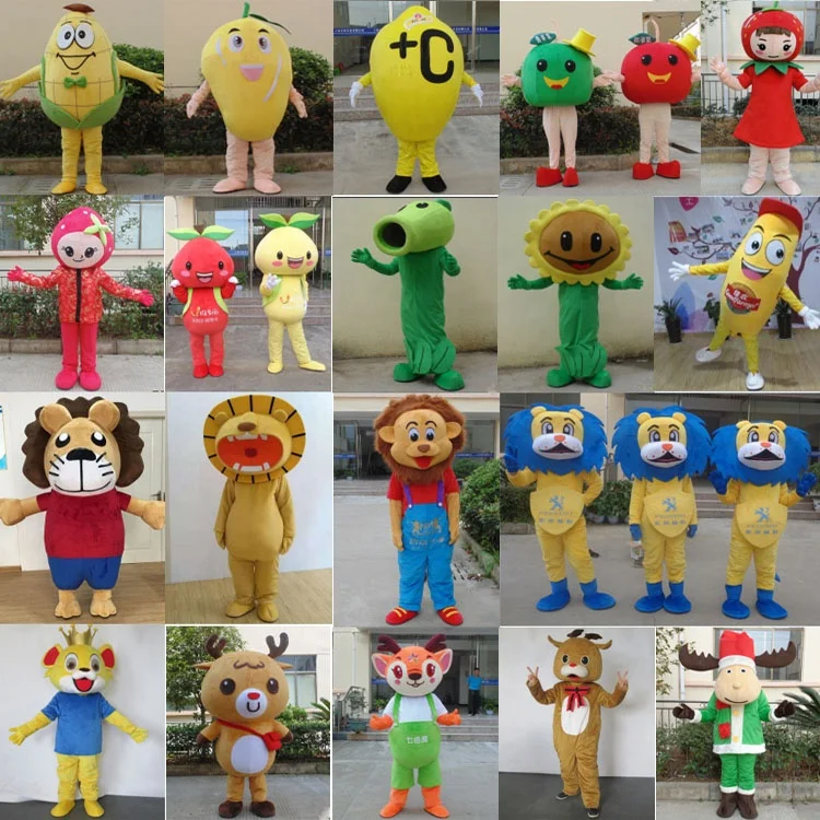 
Adult plush hot sale mascot costume in stock 