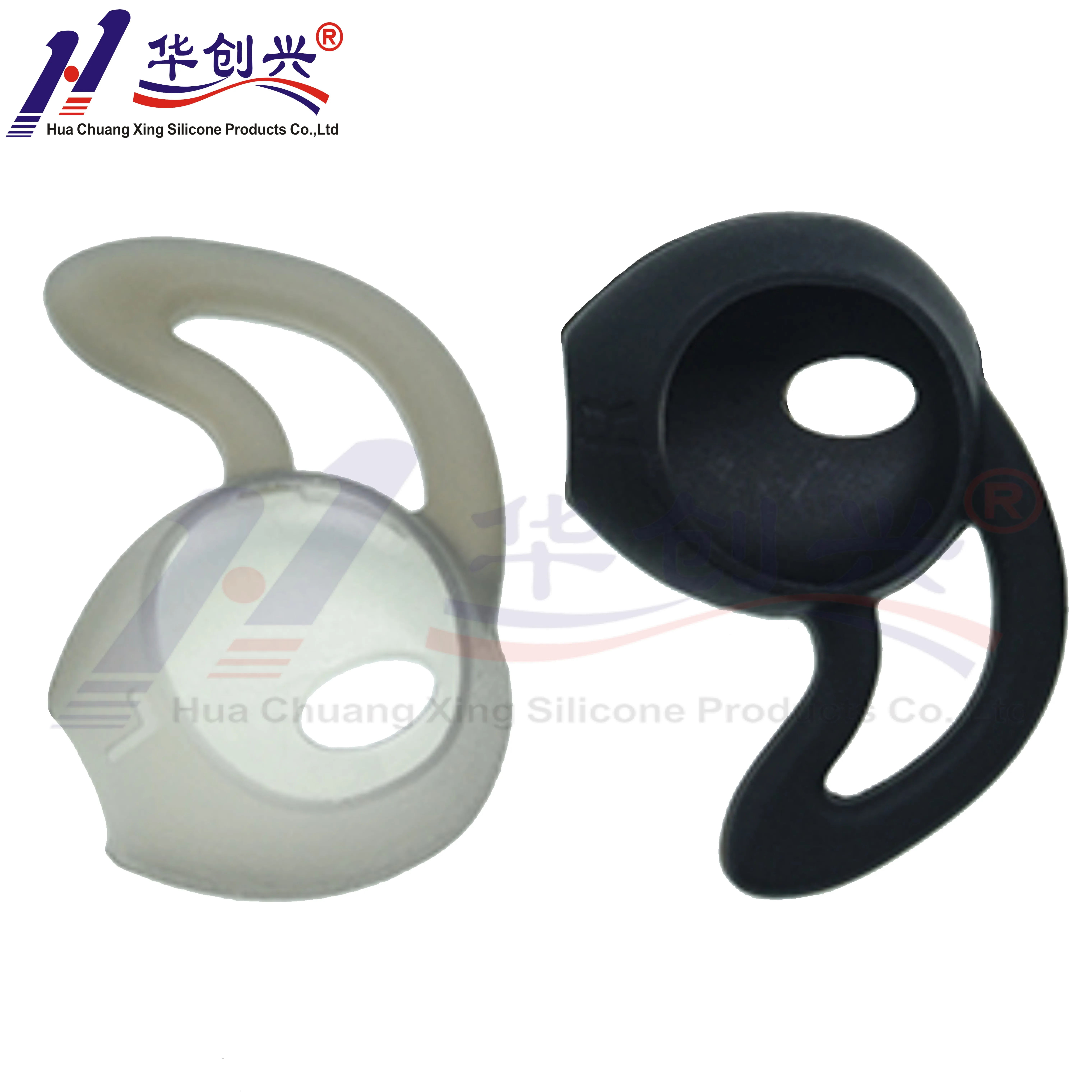 HZ-026 Wholesale High Quality Silicone Ear Hooks Ear Tips For Iphone Earphone