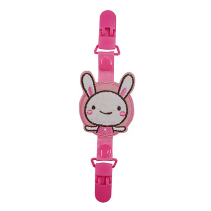 Baby stroller accessories safety seat strap clip cartoon double headed stroller hook bib handkerchief anti swap chain