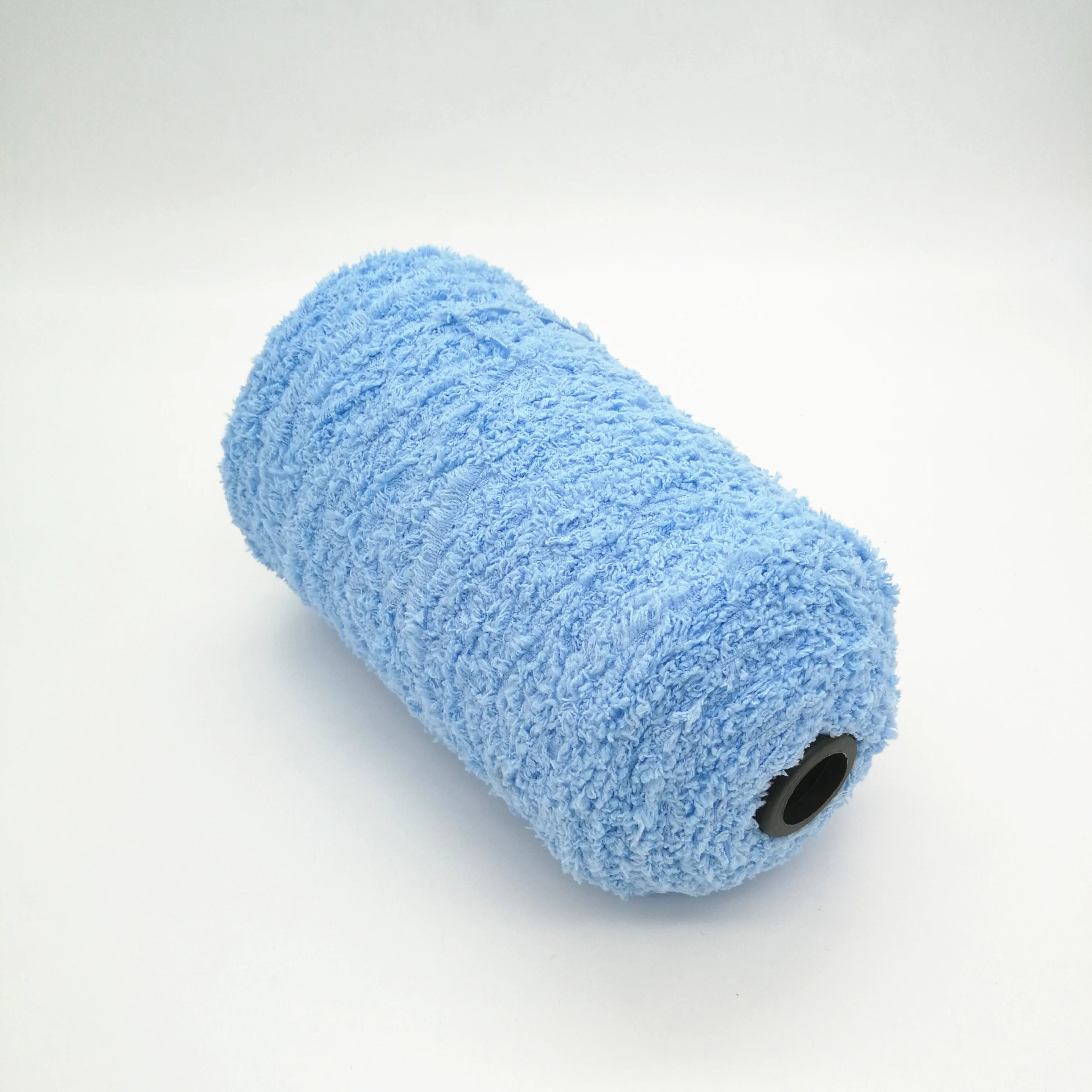 Super soft 5.8NM 8.8NM 100% polyester half velvet yarn fancy yarn for knitting hand knitting crocheting towel blanket sock