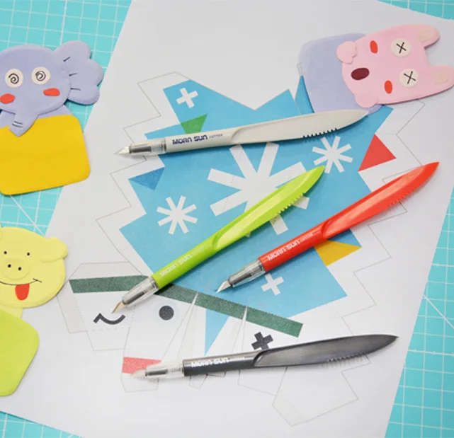 Экологичный пластиковый нож с ручкой для открывания букв художественного творчества художника