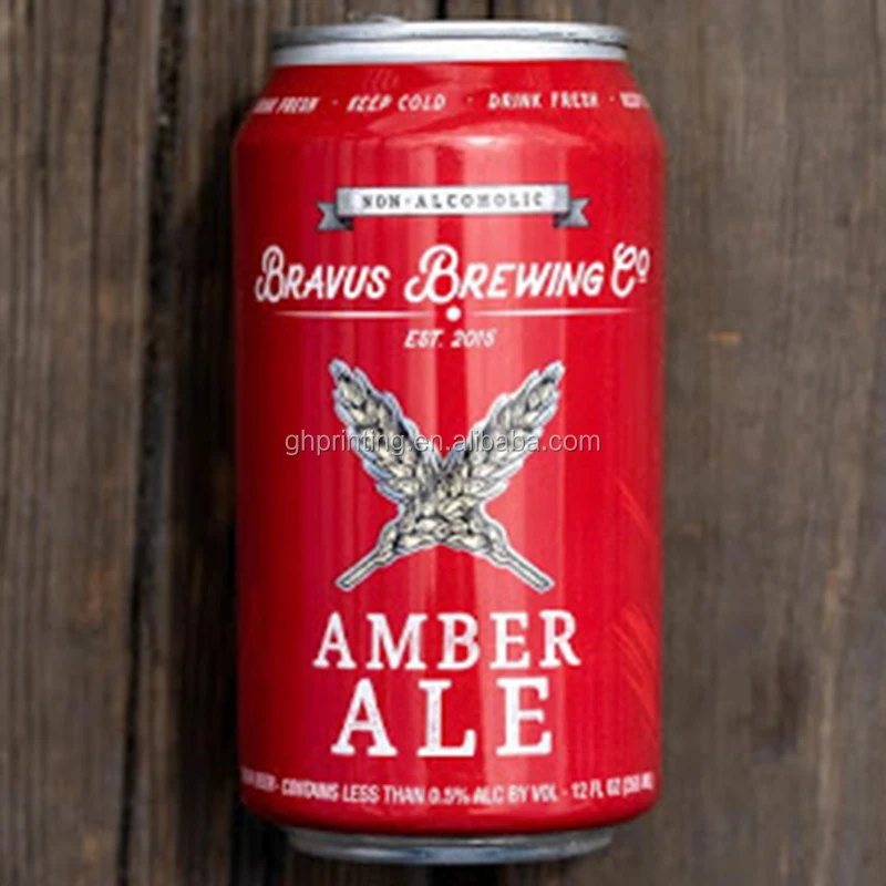 color offset printing cheap price shrink label beer can label