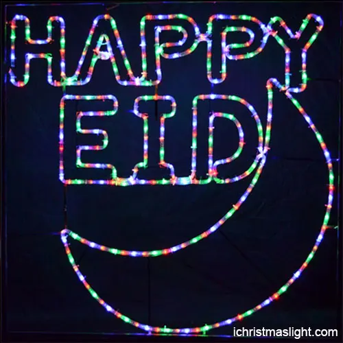 ABS gluing Eid mubarak ramadan motif lights ramadan decorations