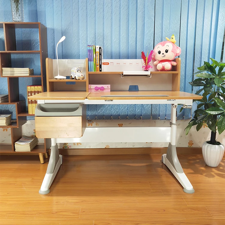 Correct Sitting Posture Adjustable Height Children Desk And Chair,Children Study Desk