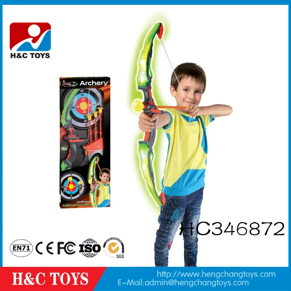 Хит продаж детские игрушки световой лук и стрелы для оптовая продажа HC382501