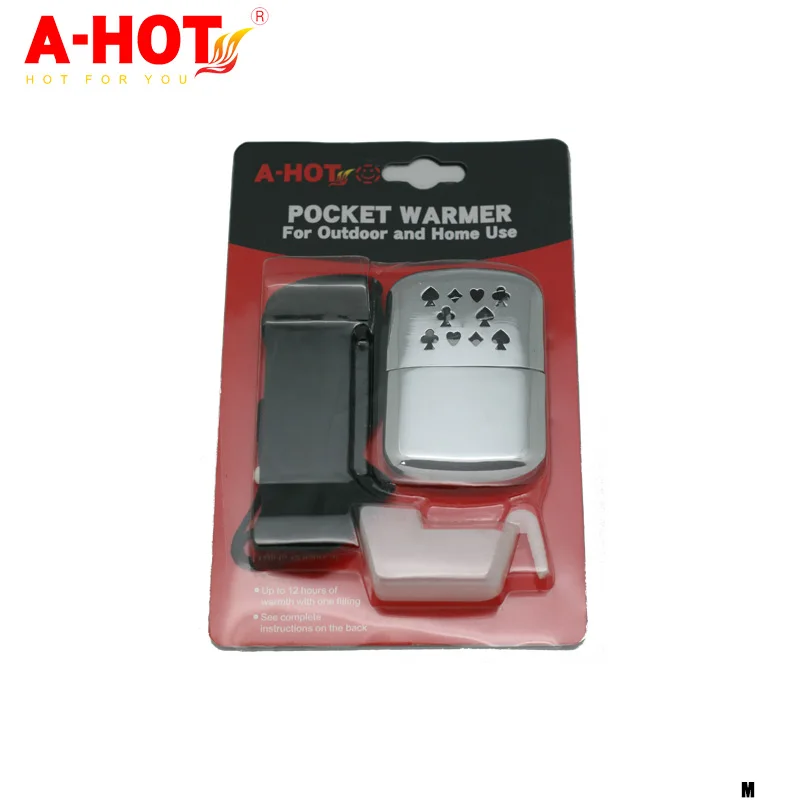 Stainless steel pocket and warmer indoor outdoor activities small heater warmer in pocket