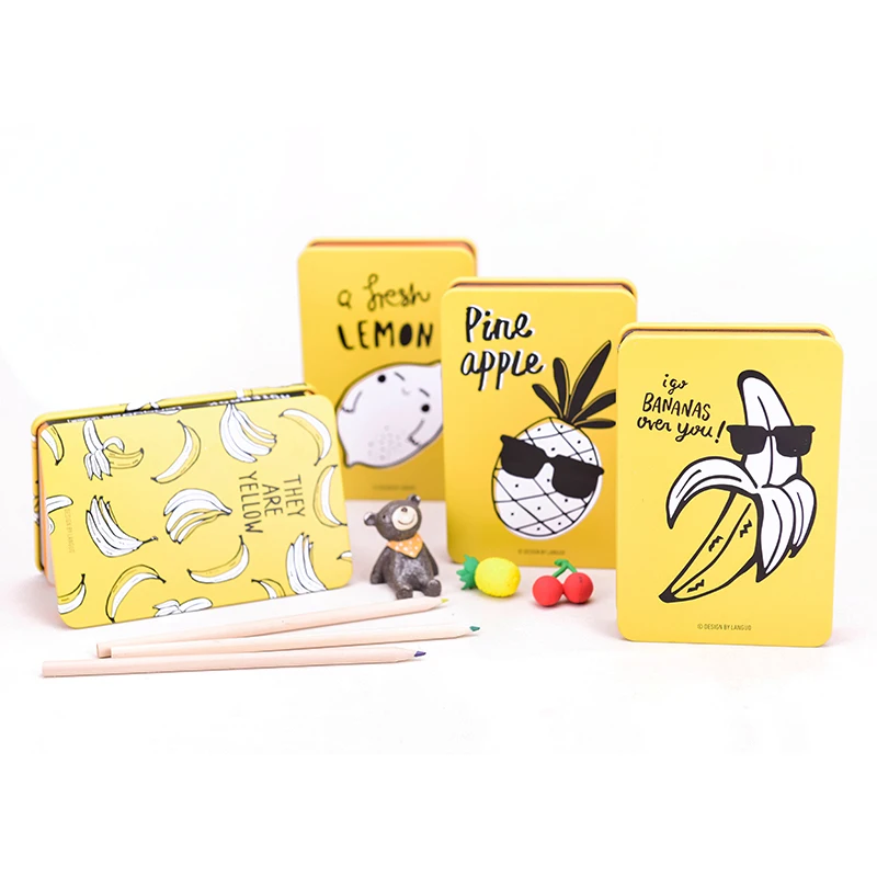 
LG-8330 New Design Languo Style Cool Fruit Design Custom 64K Metal Cover Notebook 