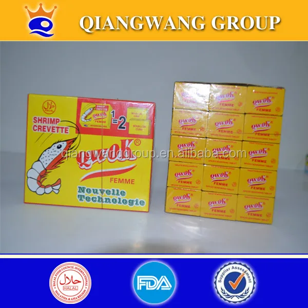 QWOK HALAL CREVETTE BOUILLON CUBE SHRIMP SEASONING CUBE