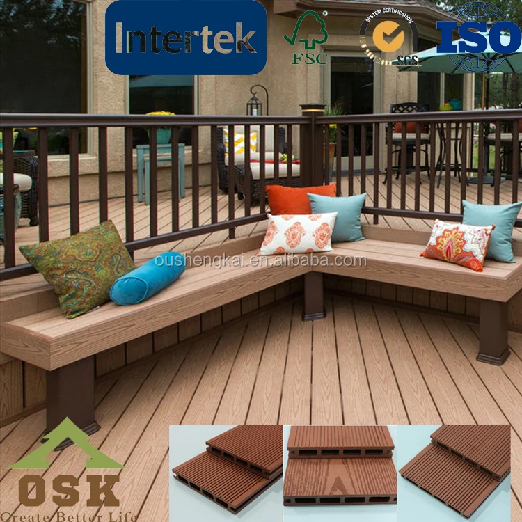 cheap composite decking waterproof wood laminate flooring