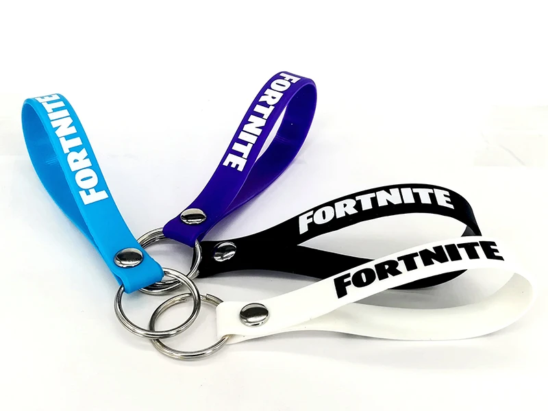 Бесплатный образец, оптовая продажа, силиконовый резиновый брелок с индивидуальной печатью логотипа