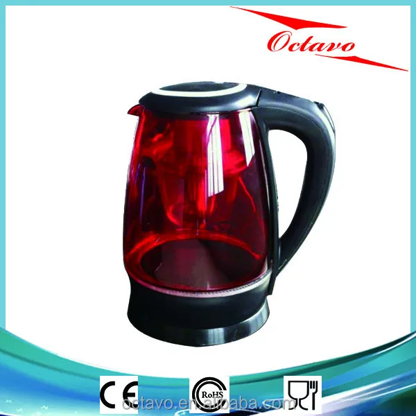 Красочные все новое стекло чайник солнечный свет электрический чайник