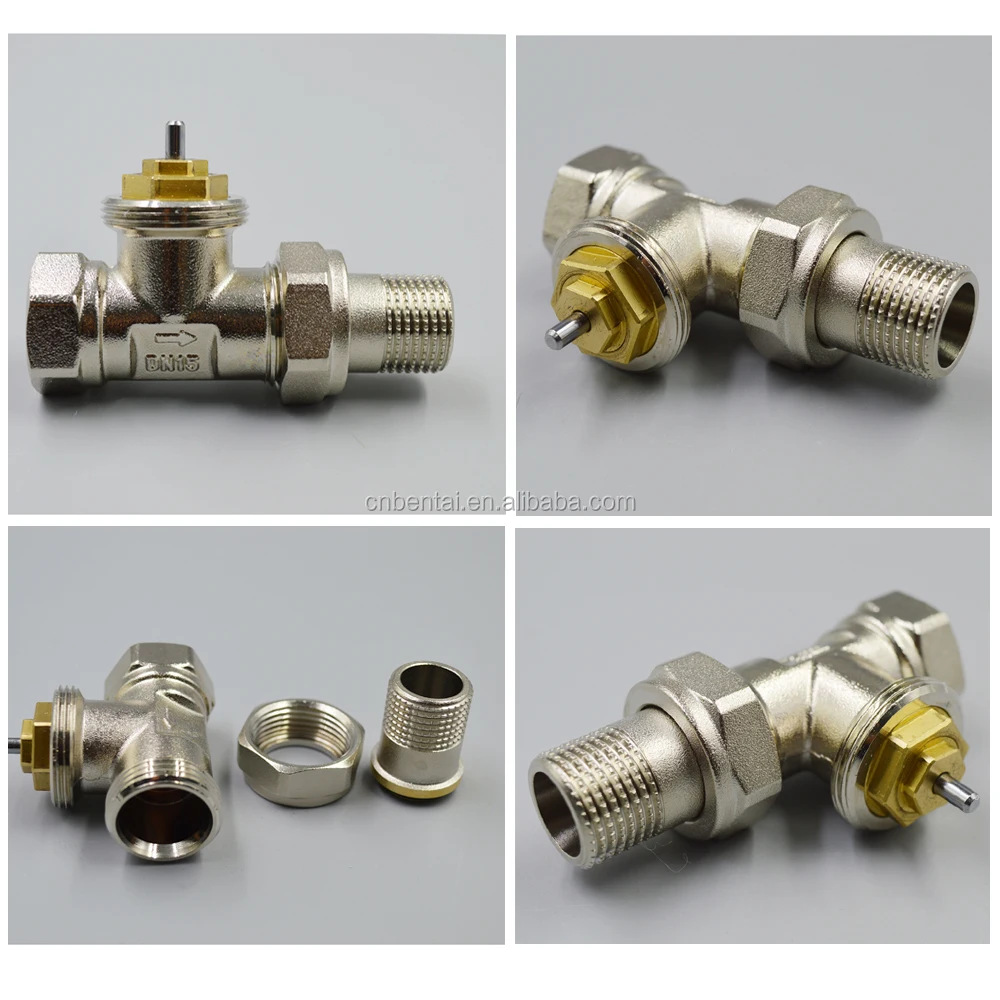 thermostatic radiator valve head with liguid sensor for water home heating system or TRV