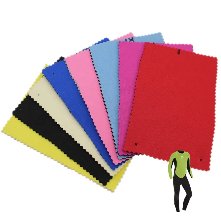 Sound Absorption SBR CR Spandex Waterproof Rubber composite Sport nylon Neoprene fabric