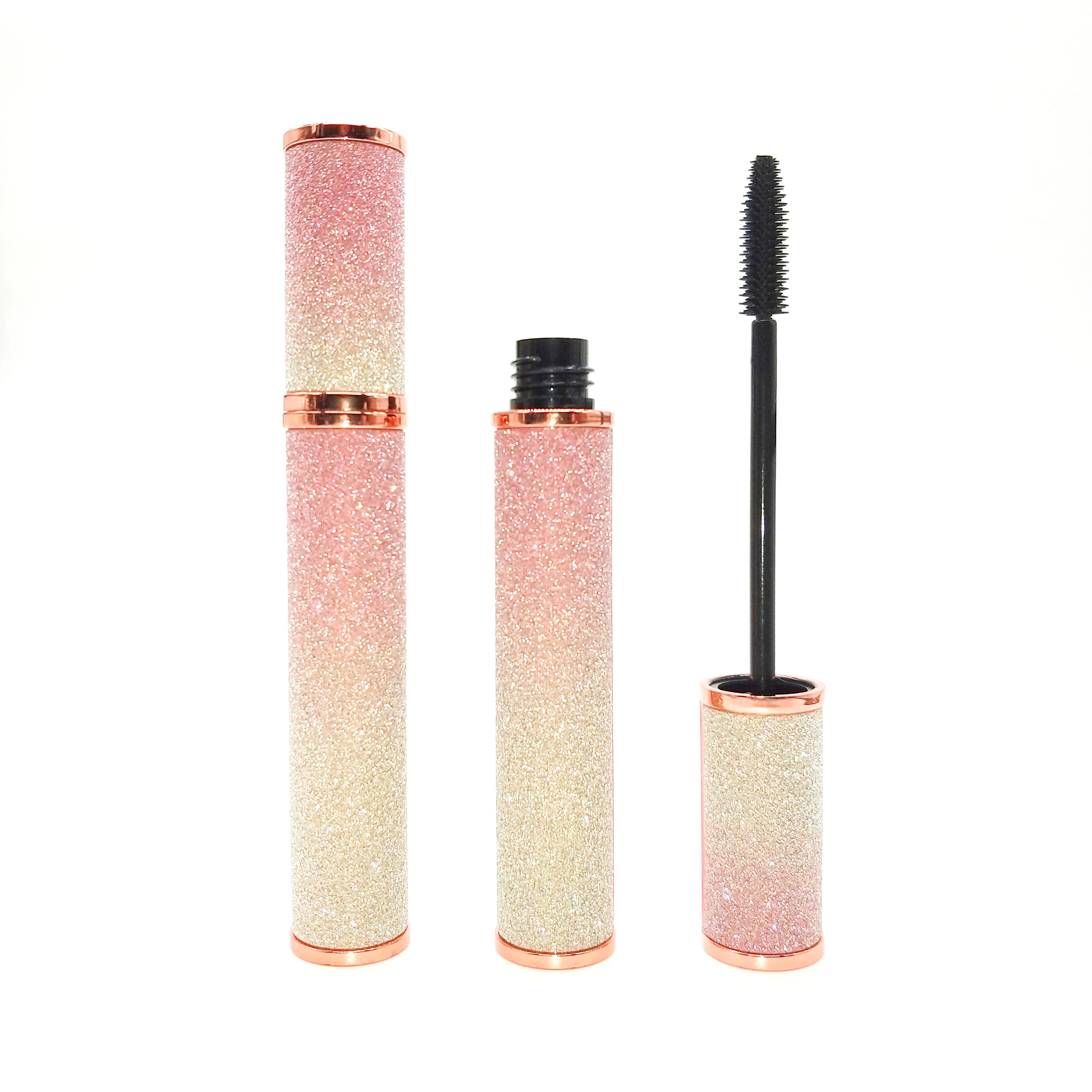 Новый дизайн, блестящая пустая тушь для ресниц, флакон для туши, сделайте свой собственный бренд, индивидуальный контейнер для ресниц, флакон с кисточкой