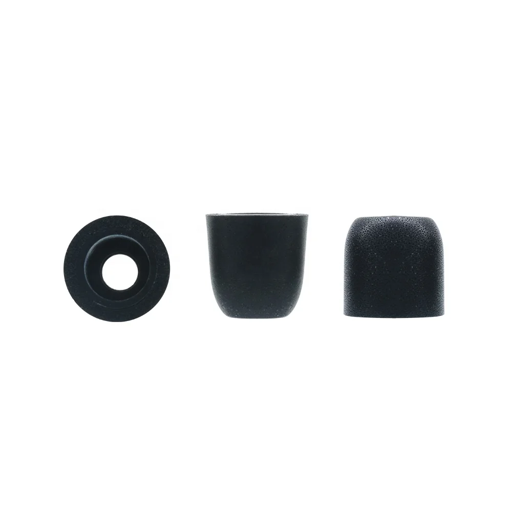 
T400C 4.3mm good quality in ear memory foam slow rebound comfortable sponge earbuds earphone tip ear-pieces for headphone 