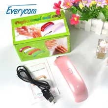 Mini Portable 9W LED CCFL Nail Dryer Curing Lamp Light Machine 100 240V for UV Gel