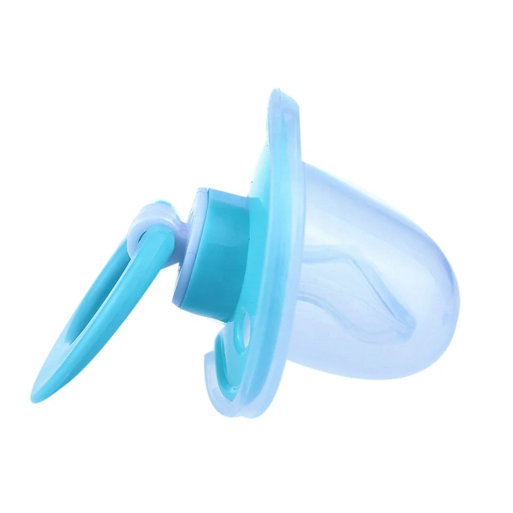 alg Safe Non-toxic Silicone large Nipple pacifier Baby Pacifier with Cover in Set