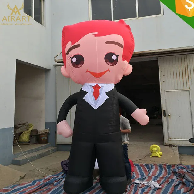 
Giant custom design inflatable bride and groom for wedding entrance decoration 