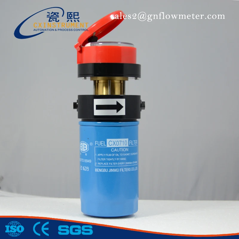 Локальный механической индикацией и импульсным выходом механические расход топлива Расходомер для лодки