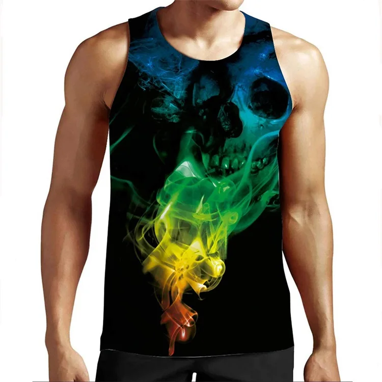 
Hot Fashion Fitness Clothes Mens Sports Wear Tank Top Gym Stringer Vest 