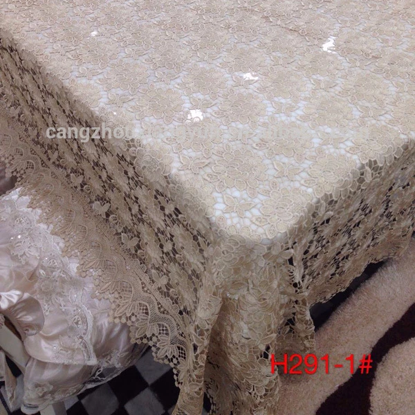 Beaded Organza Lace tablecloth