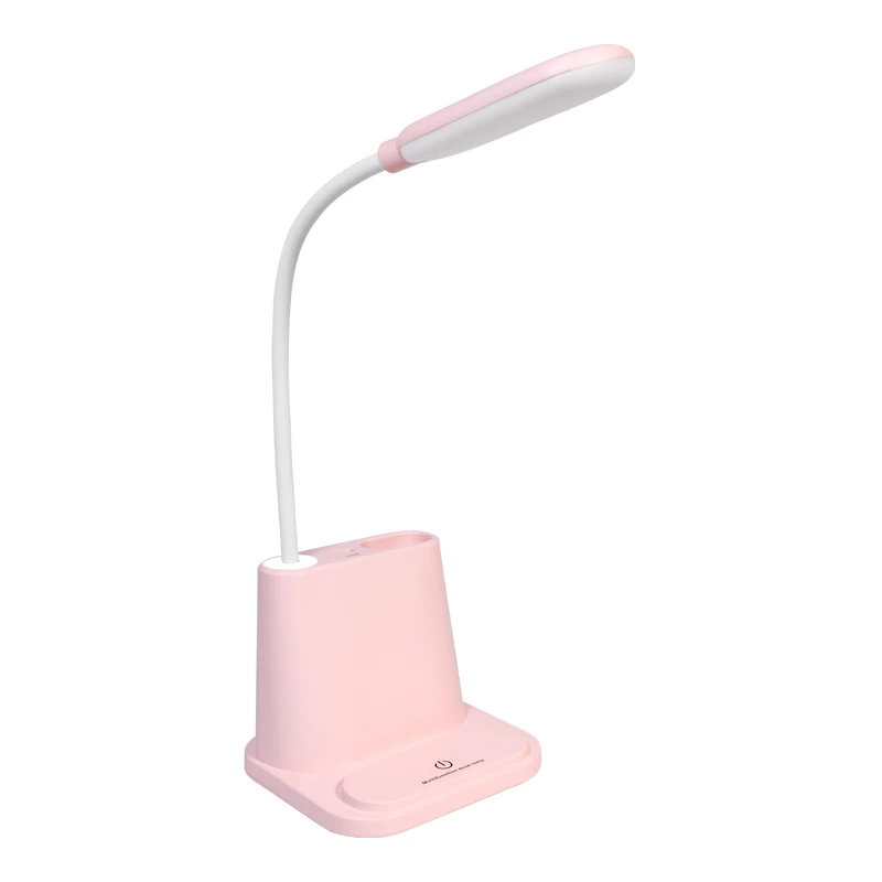 New arrival multi functional table light, study desk light with pen holder,  led night light with USB port