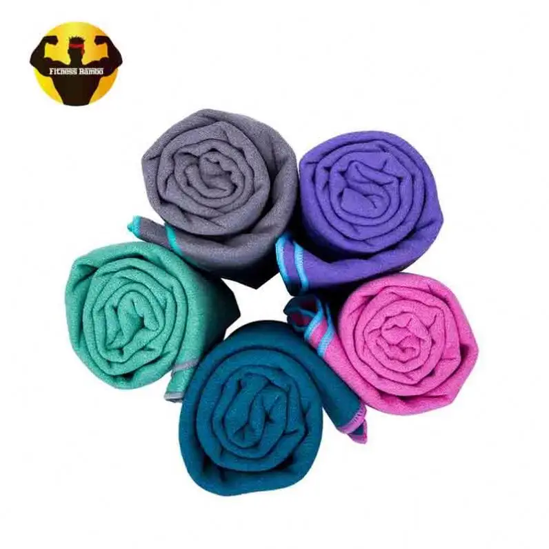 RAMBO Manufacturer Soft Private Label Yoga Towel Anti- Non Slip Microfiber