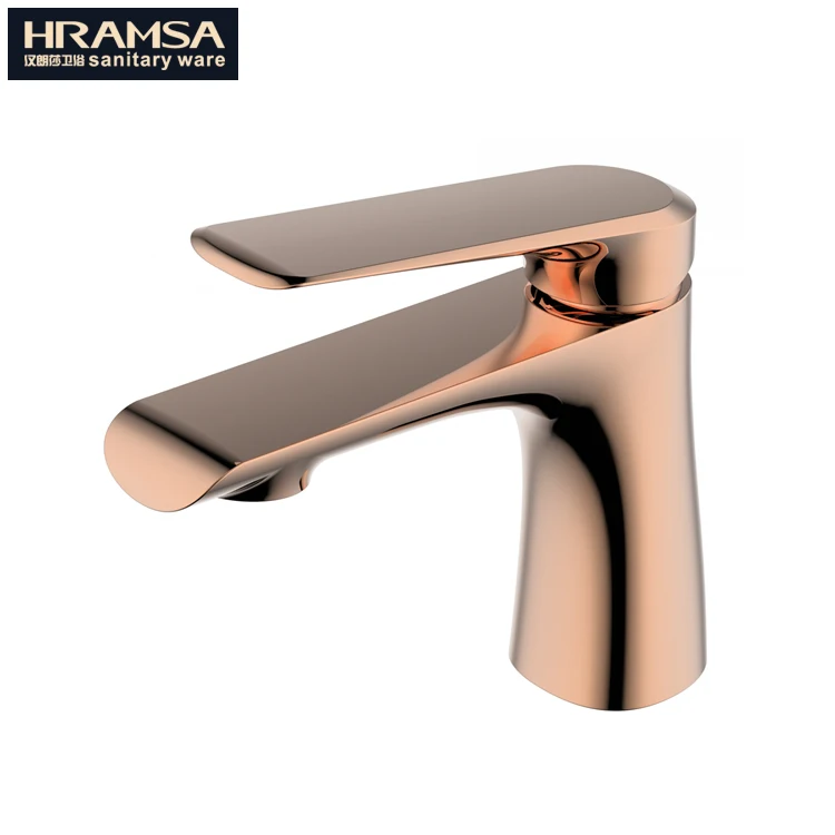 Hot sell black bathroom basin faucet hot cold water mixer for  European