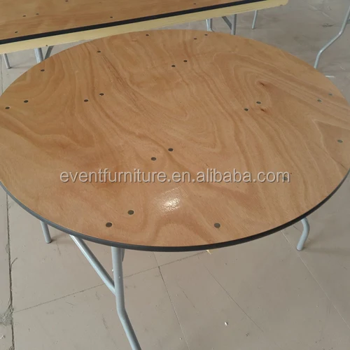 Durable PVC Foldable Round Folding Dining Table
