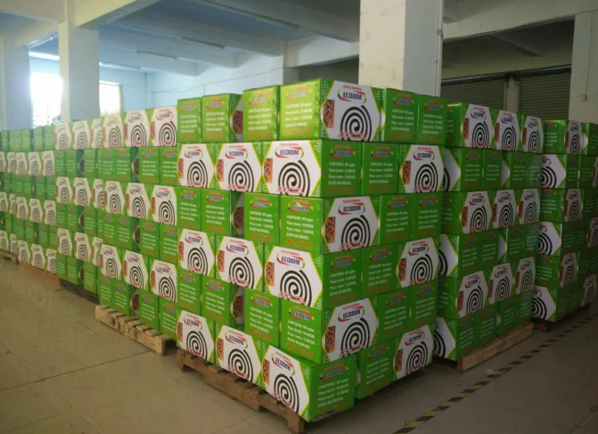 Москитная спираль марки ECODIM для рынка Южной Америки Boliva