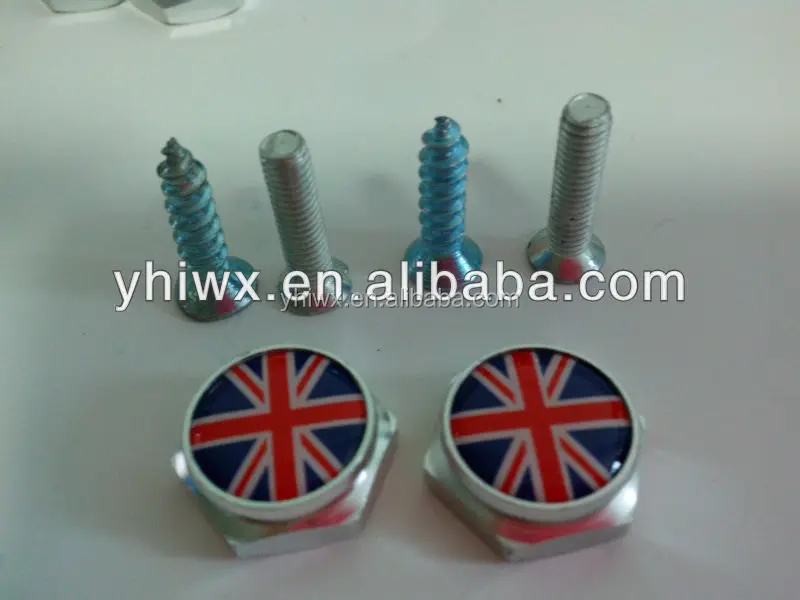 Алюминиевые болты для номерного знака