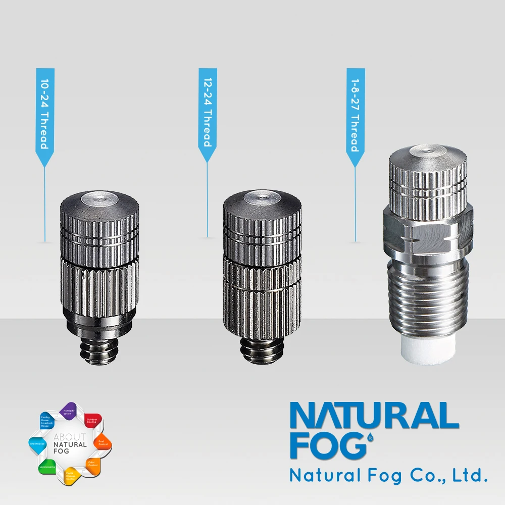 Taiwan Natural Fog High Pressure Mist Nozzle 1 to 3 Cluster