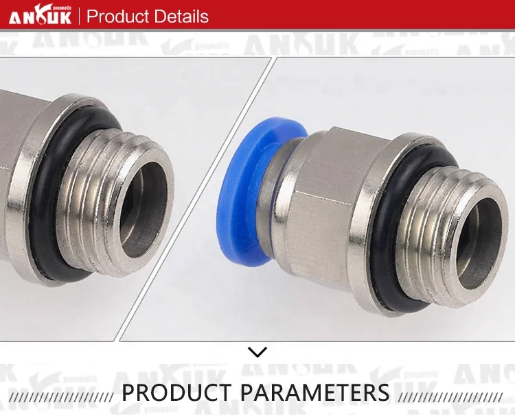 ANRUK Male Thread Copper Pneumatic Brass
