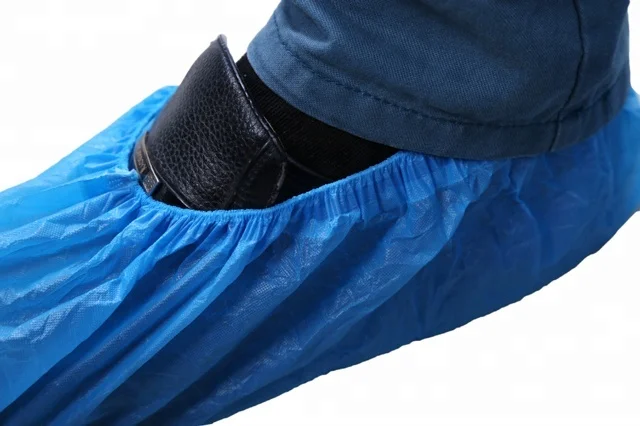 Manual disposable CPE shoe cover