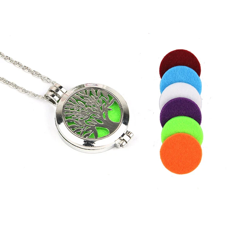 Essential Oil Necklace Diffuser Pendant Aromatic Perfume Locket Necklace