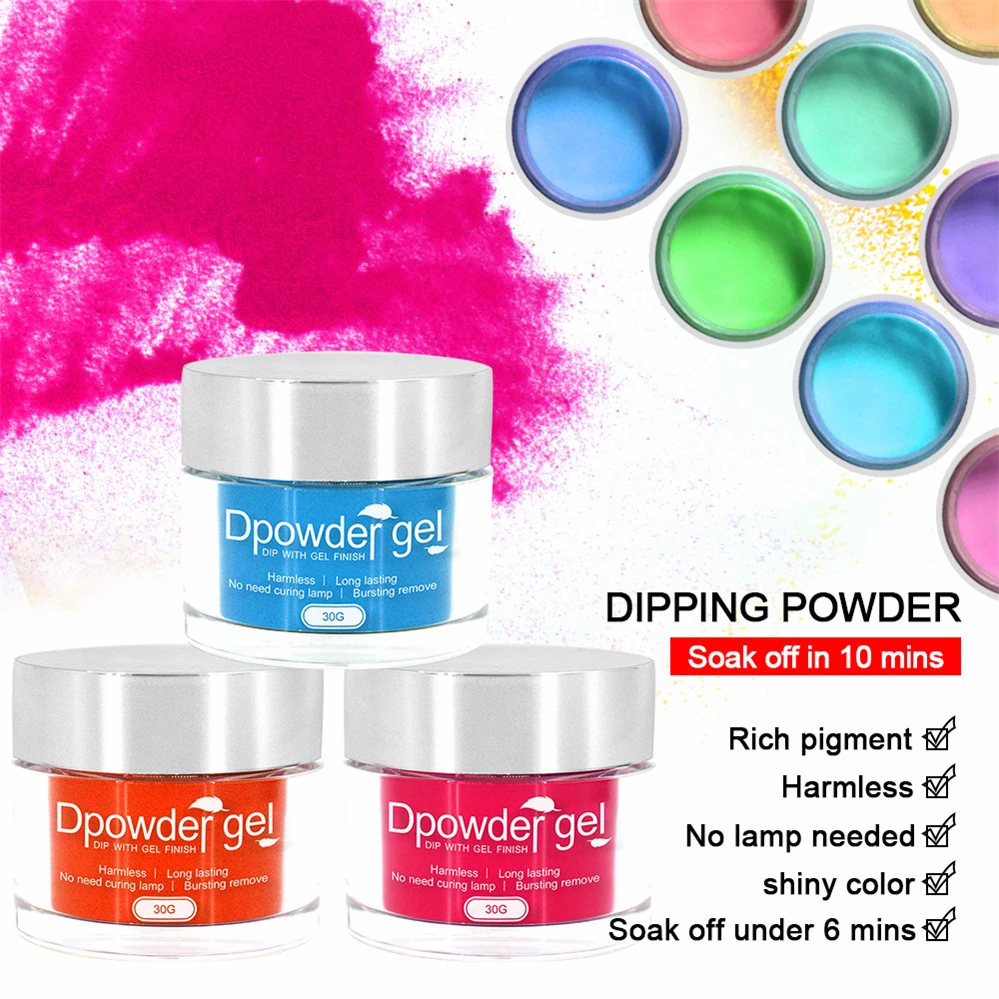 Nail art sculpting New dipping powder Healthy nail pearl powder factory