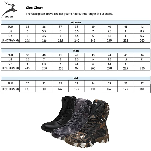 
Men Army Boots Desert Tactical Combat Boots Sports Outdoor Special Soldier Camouflage Climbing Work Boots Hiking Hunting Shoes 