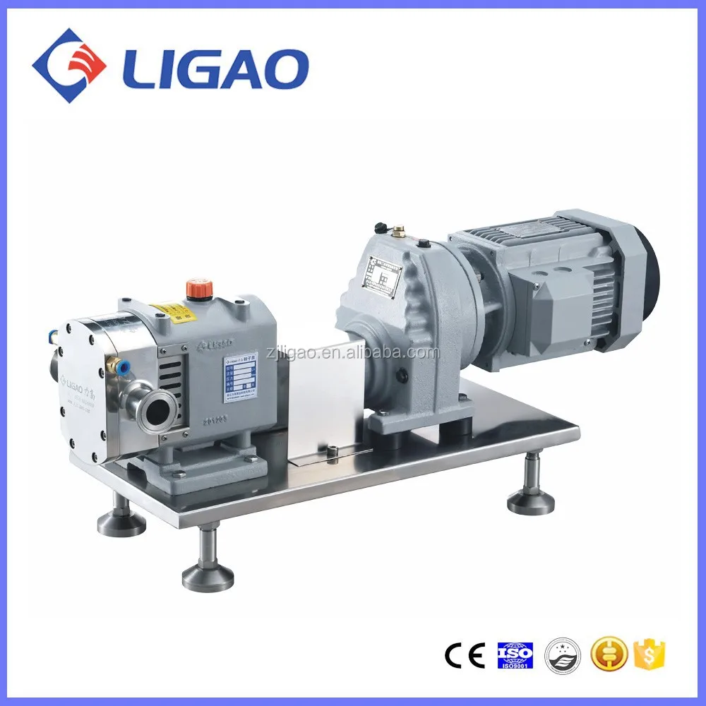 Emulsifier shampoo transfer cam stainless steel rotary lobe pump