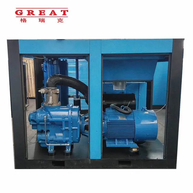 Китай большой 8 бар 37 кВт 50 л.с. винтовой воздушный компрессор для промышленной швейной машины