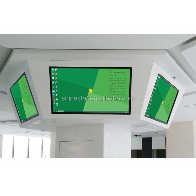 wall mounted hotel restaurant 43 inch LED LCD digital video AD playback monitor