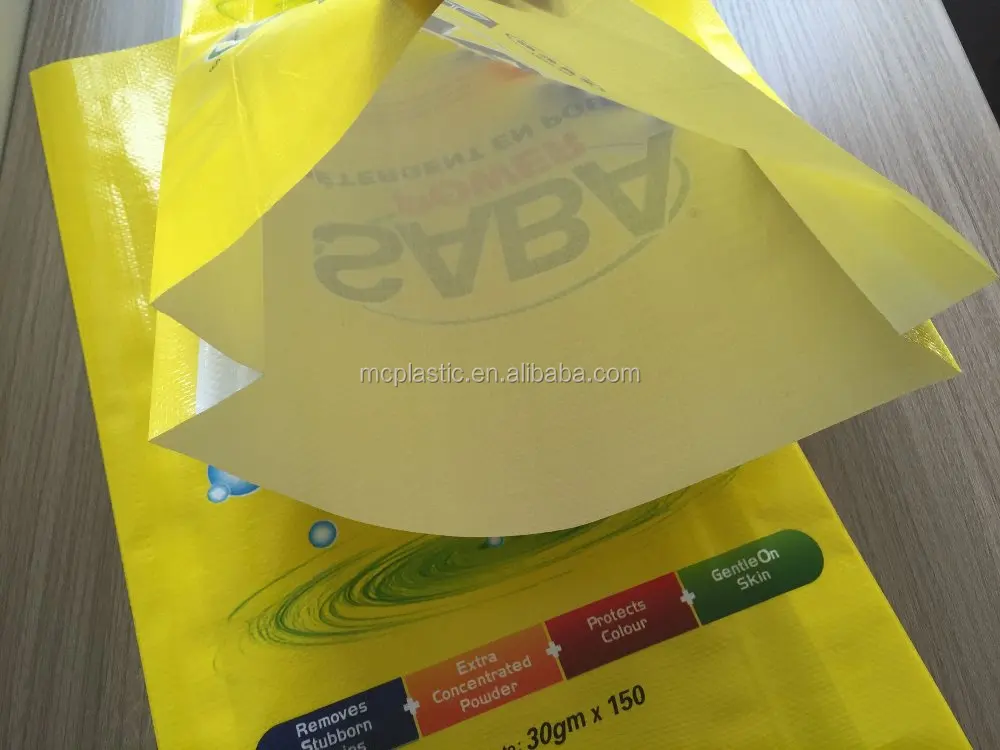 
detergent powder plastic packaging bag 