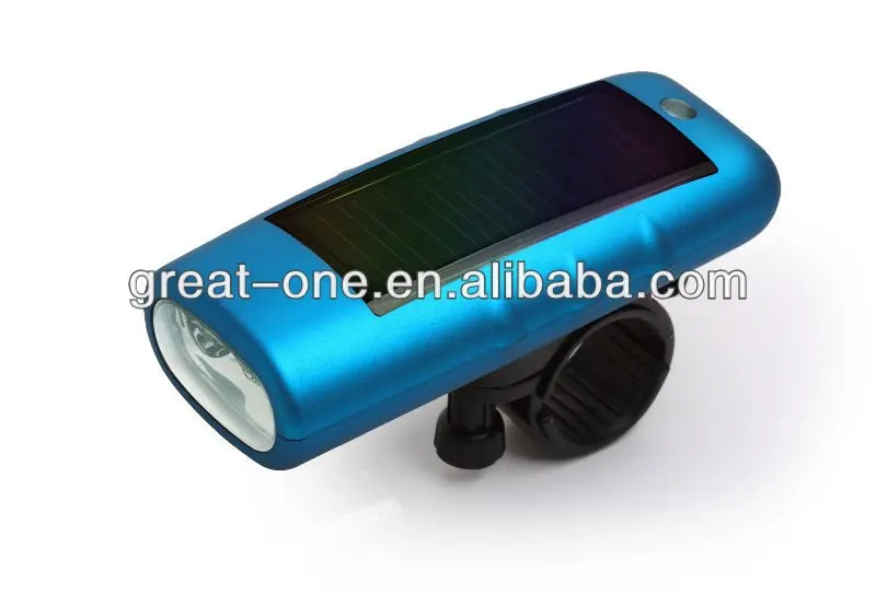 Solar Bicycle Light with Siren and flashing