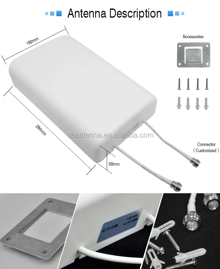 Hongsense коммуникационная антенна двухдиапазонная наружная панель 4g lte 2600 МГц внешняя