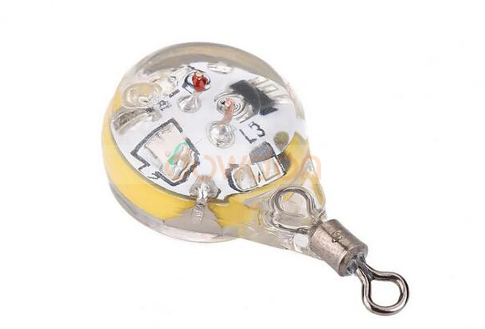 Underwater Fish Attraction Light Lure Luminous Fishing Lure Lamp Colorful LED Flashing Fishing Light Squid Fishing Lure Light