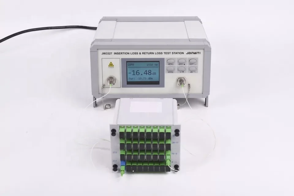 
FTTH sc/apc 1*32 plug-in splitter insert card type 