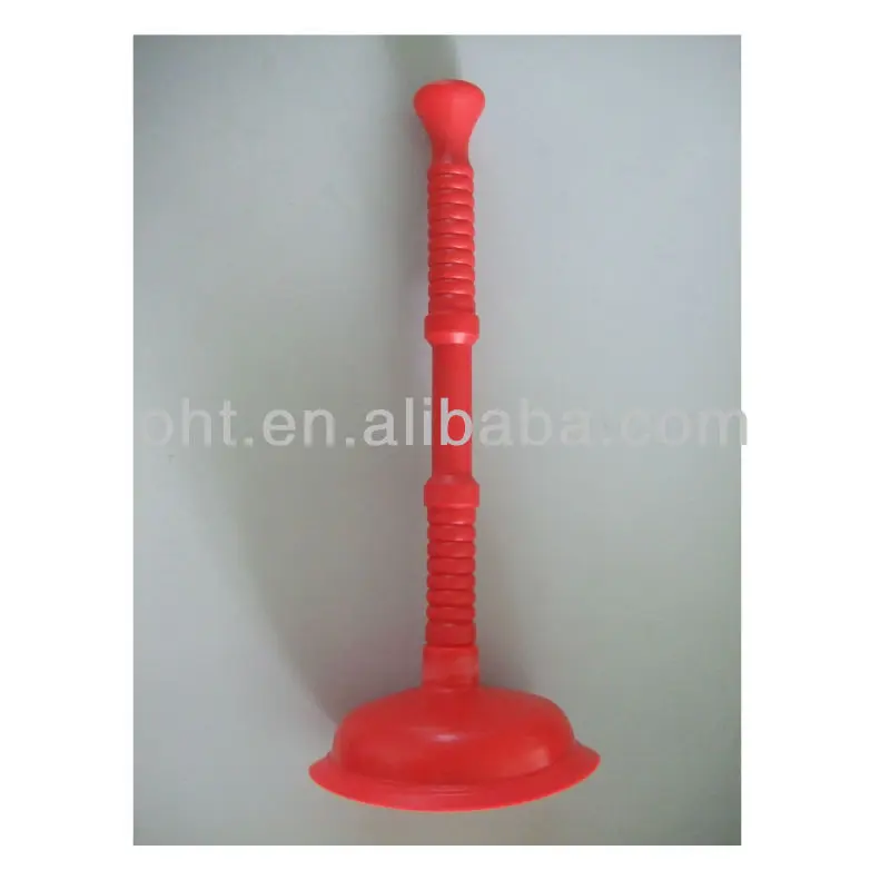 Цветной пластиковый поршень для унитаза с длинной ручкой