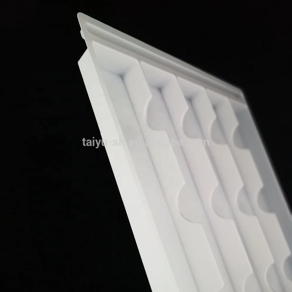 Blister vacuum forming tray for electronic packaging