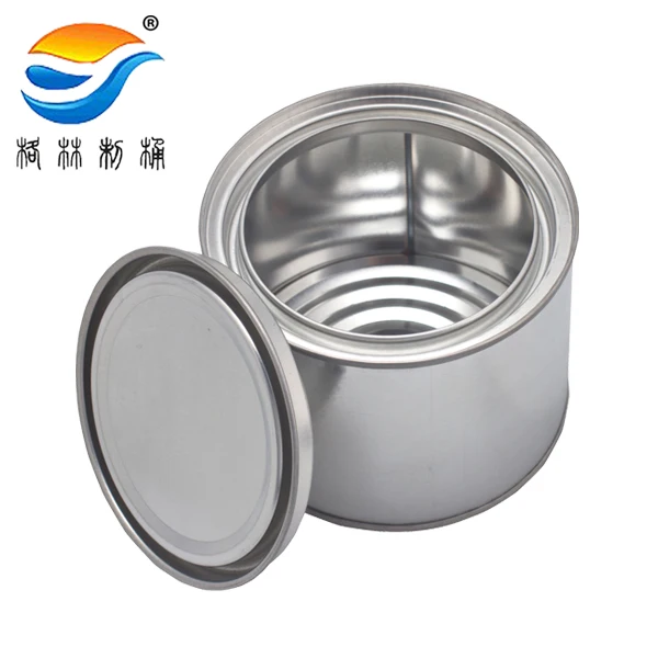 
0.5L round empty can for paint 