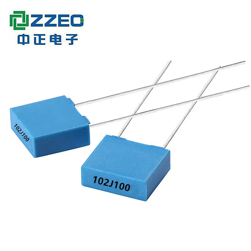 CL23B Box Type Capacitor metallized film capacitor 102j 100v
